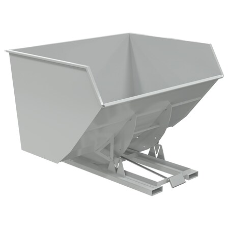 Vestil SELF-DUMP HOPPER HD 5 CU YD 6K MACHINE GRAY D-500-HD-GY-MG